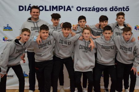 Országos Cserepkás siker - futsal Diákolimpia