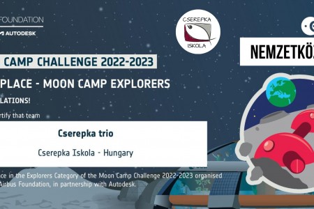 MOON CAMP CHALLENGE - nemzetközi siker