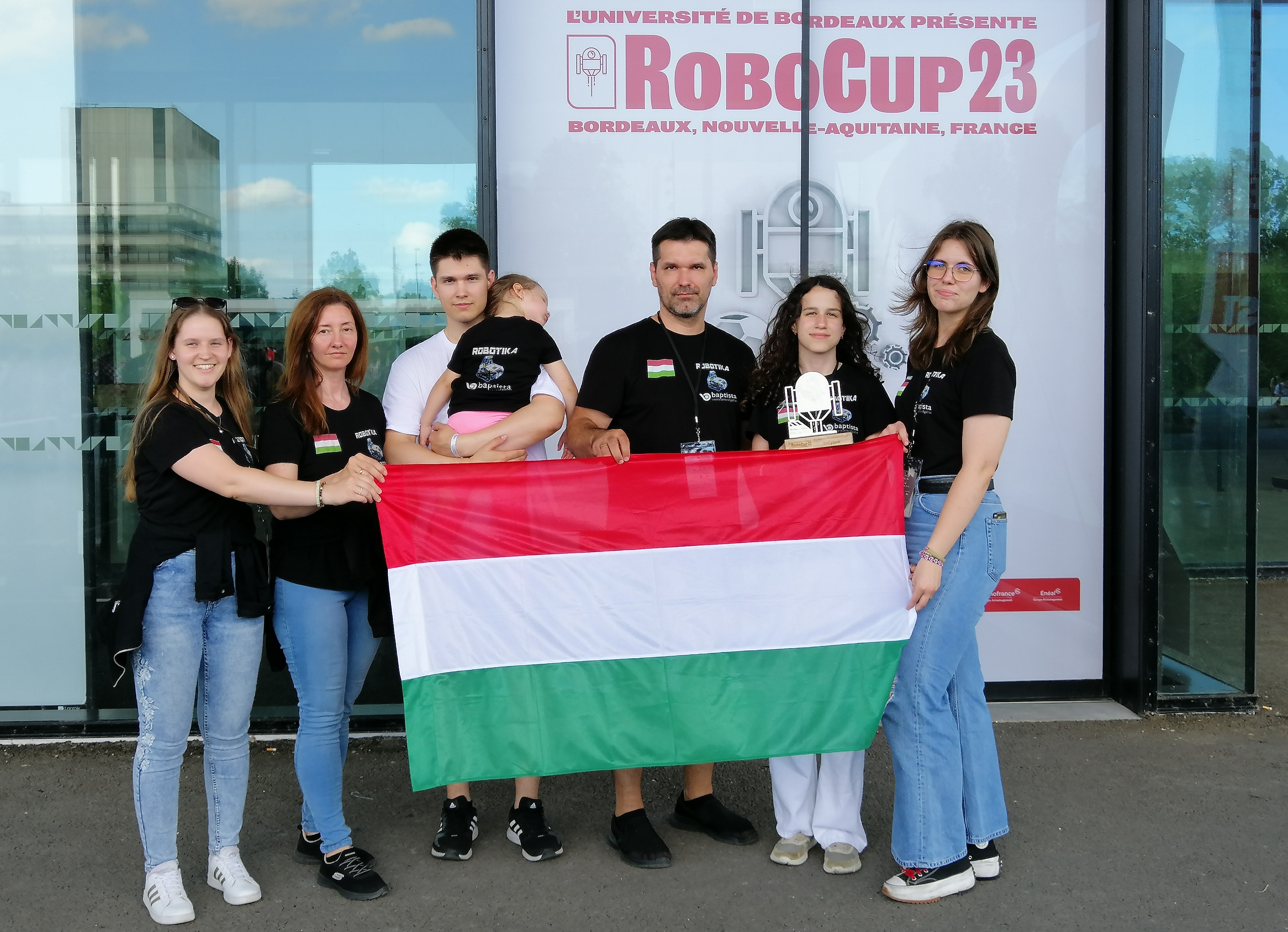 RoboCup Junior 2023: a baptista robotikás csapat 2. lett a világversenyen!