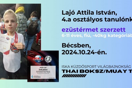 Újabb siker az ISKA box világbajnokságon