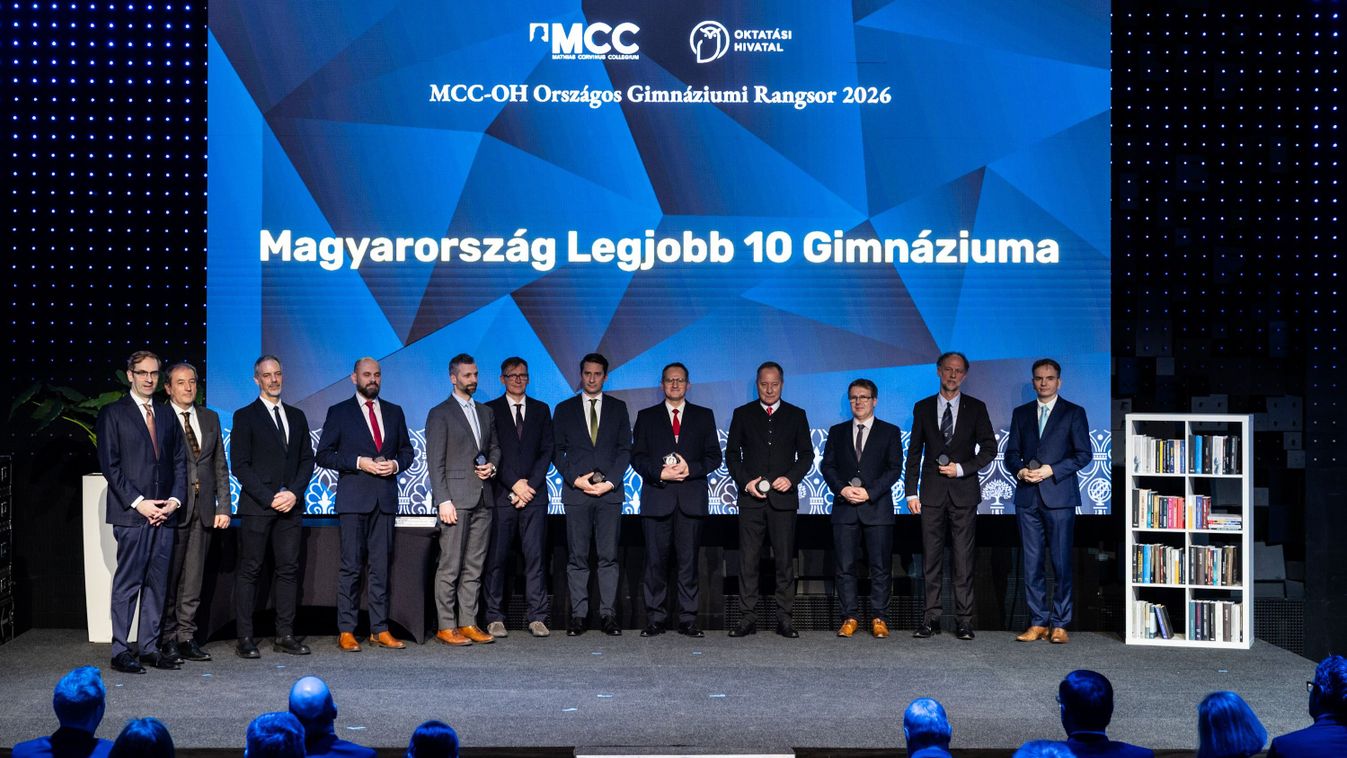 Átadták a legjobb gimnáziumok díjait: a Kőrösi közöttük van! 