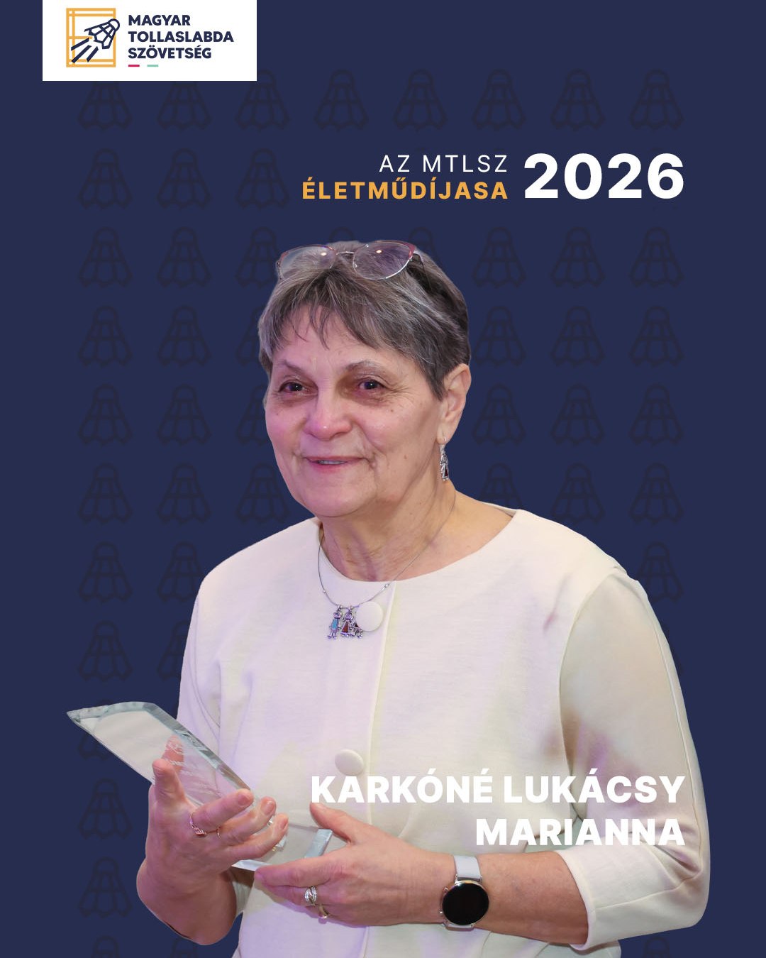 Életműdíj Karkóné Lukácsy Mariannának