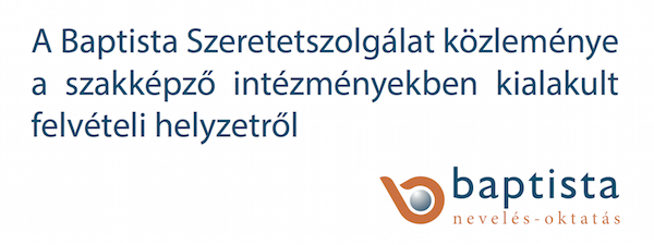 A baptista fenntartású szakképző intézmények működését jelentősen befolyásolta a 13/2015. (II.10.) kormányrendelet. 